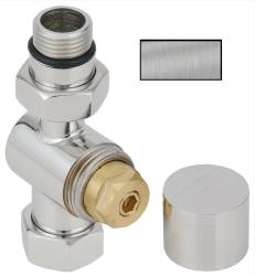 Вентиль Сунержа прямой под шестигранник G 1/2" НР х G 3/4", цвет сатин