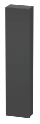 Пенал Duravit DuraStyle, 40x24x180 см, подвесной, (левый), с дверцей, с полкой, со стеклянными полками, цвет: графит, в ванную комнату