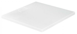 Душевой поддон Duravit Stonetto 100х100х5, минеральное литье DuraSolid, цвет: белый, антискольжение, (без установочного комплекта, без экрана, без слива), квадратный