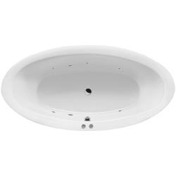 Ванна Excellent Lumina SOFT, 190х95 см, акриловая, цвет- белый/хром, (с гидромассажем), с каркасом, овальная, правосторонняя/левосторонняя, правая/левая, универсальная, отдельностоящая