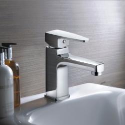 Смеситель для раковины/умывальника LEDEME однорычажный, неповоротный, длина излива 131 мм, латунь, цвет хром