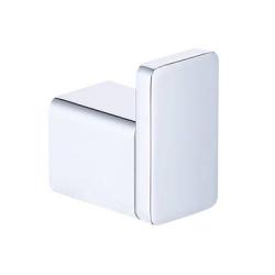 Крючок одинарный Raglo R301.05 настенный, нержавеющая сталь, форма квадратная, для полотенец/халатов в ванную/туалет/душевую кабину, цвет хром