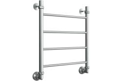 Полотенцесушитель Двин J 60/50, водяной (1"-1/2" К3  сатин), универсальное подключение, нержавеющая сталь, настенный, форма лесенка, цвет сатин, к отоплению и ГВС, для отопления, обогрева в ванной