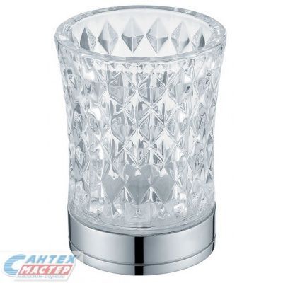 Стакан для зубных щеток Boheme Royal Crystal настольный хром 10213