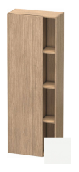 Пенал Duravit DuraStyle, 50x36x140 см, подвесной, (левый), с дверцей, с закрытыми/открытыми полками, цвет: натуральный дуб/белый матовый, в ванную комнату