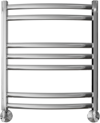 Полотенцесушитель Aquatek Лугано водяной П7 500х600 мм хром, нержавеющая сталь, лесенка, подключение нижнее