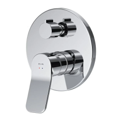 Смеситель для ванны/душа Am.Pm X-Joy однорычажный, скрытого монтажа, керамический, настенный, без излива/шланга/лейки, латунь хром