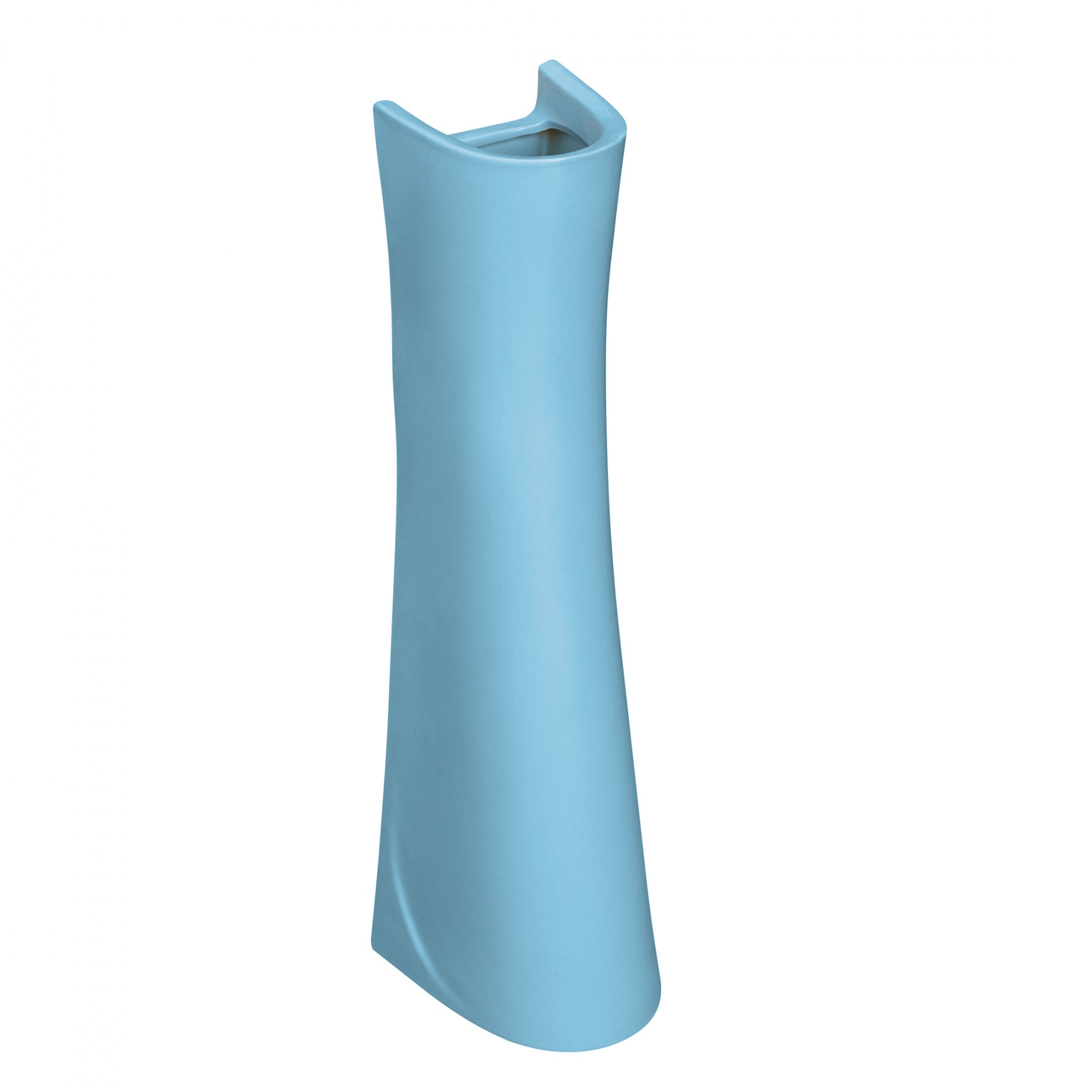 Пьедестал Santeri Соната,Версия, 20,4х69,2х19,4  см, полукруглый, цвет голубой, под раковину/умывальник/рукомойник