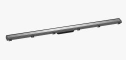 Решетка Hansgrohe RainDrain Match 120, с регулировкой по высоте для душевого трапа 115,5х8,1 см, цвет хром, для душа в пол, нержавеющая сталь, прямоугольная