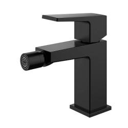 Смеситель для биде Splenka S01.50.06 однорычажный, керамический картридж, фиксированный излив, длина 126 мм, латунь, цвет черный, без шланга/лейки