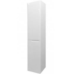 Пенал Эстет Kare Luxe 35, 350х1747х320 мм, подвесной, (левый), 2 распашные дверцы, в ванную комнату, цвет белый, влагостойкий, левосторонний