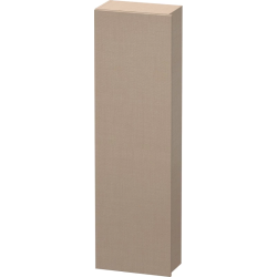 Пенал Duravit DuraStyle, 40x24x140 см, подвесной, (левый), с дверцей, с полкой, со стеклянными полками, цвет: лен, в ванную комнату