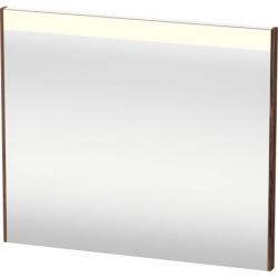 Зеркало Duravit Brioso, 82х70х4,5 см с LED/ЛЕД-подсветкой, прямоугольное, подвесное/настенное, цвет рамы: орех темный, сенсорный выключатель, диммер, для ванной