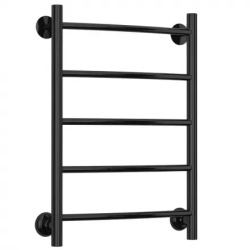 Полотенцесушитель Сунержа Стилье Версия-Н2 600х400, 5 перекладин, водяной, нижнее подключение, цвет чёрный