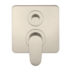 Смеситель для ванны Axor Citterio M однорычажный, скрытого монтажа, настенный/встраиваемый, квадратный, латунный, без излива, керамический, цвет шлифованный никель, без душевого шланга/лейки Смеситель для ванны Axor Citterio M однорычажный, скрытого монтажа, настенный/встраиваемый, квадратный, латунный, без излива, керамический, цвет шлифованный никель, без душевого шланга/лейки