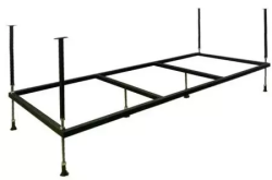 Каркас Pestan Veedi 150х70 см для ванны, стальной, цвет черный, четыре опоры, прямоугольный, правый/левый правосторонний/левосторонний, универсальный для ванны