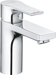 Смеситель для раковины/умывальника KLUDI ZENTA SL однорычажный, неповоротный, длина излива 110 мм, латунь, цвет хром