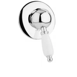 Смеситель для душа Cezares Elite, встраиваемый, однорычажный, без излива, керамический, латунь, внутренний (скрытый монтаж), цвет хром Смеситель для душа Cezares Elite, встраиваемый, однорычажный, без излива, керамический, латунь, внутренний (скрытый монтаж), цвет хром