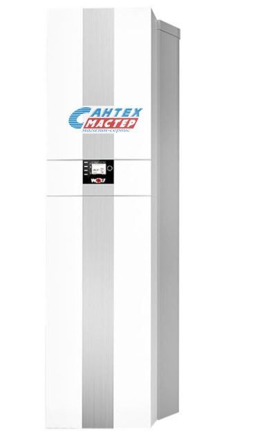 Котел газовый Wolf CSZ-2-24/300R (240 кв. м) 24 кВт мощность, с 3 солнечными коллекторами F3-1, двухконтурный (2х), напольный, с закрытой камерой сгорания, для отопления, водяного теплого пола, горячей воды, ГВС, водоснабжения частного жилом дома