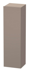Пенал Duravit DuraStyle, 40x36x140 см, подвесной, (правый), с дверцей, с полкой, со стеклянными полками, цвет: базальт/белый матовый, в ванную комнату