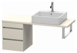Тумба/шкафчик для консоли/столешницы Duravit DuraStyle под раковину 40х54,8х51,2 см, подвесная, ДСП, цвет: серо-коричневый, 2 выдвижных ящика, прямоугольная