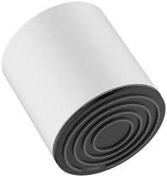 Верхний душ Hansgrohe Pulsify 105 1jet, настенный монтаж, круглый, с 1 режимом: PowderRain, размер диска 10,5 см, пластик, цвет матовый белый