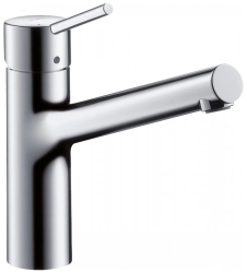 Смеситель для кухни/мойки Hansgrohe Talis M52, 170 Eco 1jet, однорычажный, керамический, с поворотным изливом, длина 22,4 см, латунь, цвет хром, кухонный