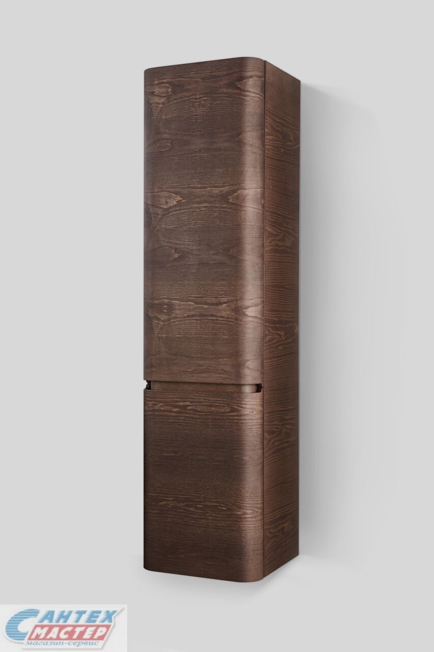 Пенал AM.PM Sensation 40, 155х35х40 см, подвесной, (левый), с дверцами/двустворчатый, с полками, цвет орех, в ванную комнату