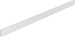 Штанга/планка для аксессуаров Hansgrohe WallStoris 700, размер 70х3,3 см, настенная, декоративная, цвет матовый белый, металлическая/пластиковая, прямоугольная, подвесная, для душа/ванной