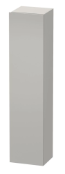 Пенал Duravit DuraStyle, 40x36x180 см, подвесной, (правый), с дверцей, с полкой, со стеклянными полками, цвет: бетонно-серый, в ванную комнату