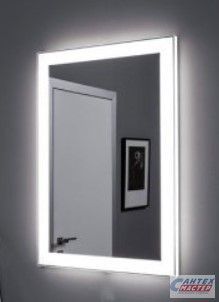 Зеркало Aquanet Алассио 4595, 45х95х32 см с LED/ЛЕД-подсветкой, прямоугольное, выключатель инфракрасный, для ванны