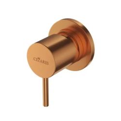 Смеситель для душа Cezares Leaf, встраиваемый, однорычажный, без излива, керамический, латунь, внутренний (скрытый монтаж), цвет Sunset Смеситель для душа Cezares Leaf, встраиваемый, однорычажный, без излива, керамический, латунь, внутренний (скрытый монтаж), цвет Sunset