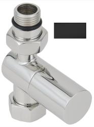 Вентиль Сунержа прямой цилиндр G 1/2" НР х G 3/4" НГ, цвет тёмный титан муар