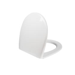 Cидение для унитаза IDDIS Optima Home, 41,8х36х3,8 см, полипропилен, цвет- белый, с крышкой, округлое, стульчак