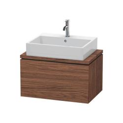 Тумба под раковину для консоли/столешницы Duravit L-Cube 72х47,7х40 см, подвесная, ДСП, цвет: орех темный, 1 выдвижной ящик, прямоугольная