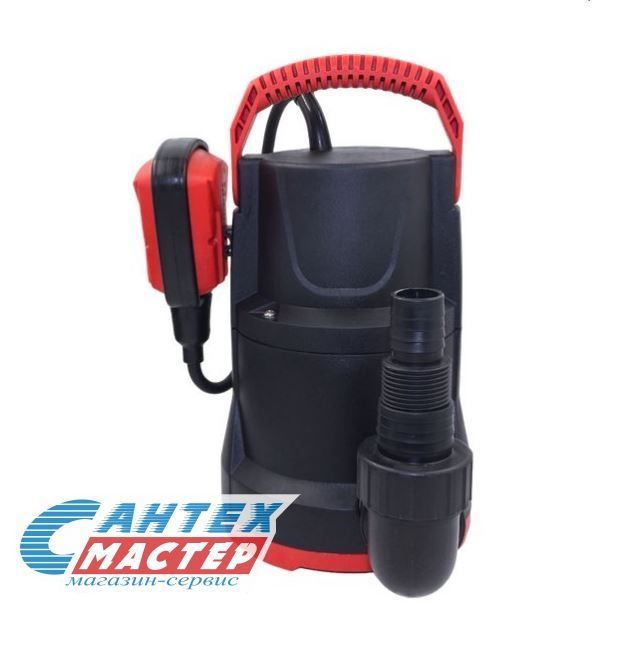 Насос погружной AQUALINK DP D-9,5/250, 15 м³/ч, напор-9.5 м, 1.1 кВт  дренажный, с нижним забором (фекальный, канализационный), с поплавком, центробежный, электрический, асинхронный, однофазный, для откачки чистой, грязной (до 35 мм) воды