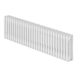 Радиатор Royal Thermo Insignia C3030 стальной 3 трубчатый, 28 секций, боковое подключение, для отопления квартиры, дома, водяные, мощность 1428 Вт, цвет белый RAL9016