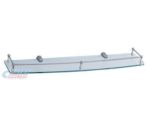 Полка Wasserkraft K-555 стеклянная хром