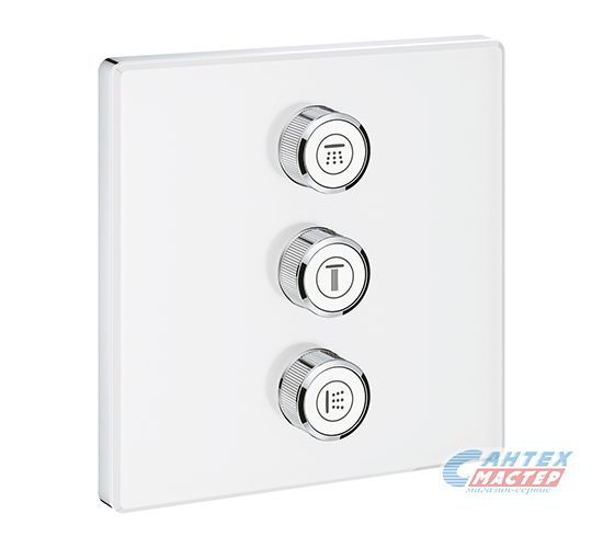 Вентиль для смесителя Grohe Grohtherm SmartControl на 3 выхода белая луна/хром 29158LS0