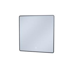 Зеркало IDDIS Cloud, 80х80х3 см с LED/ЛЕД-подсветкой, прямоугольное, с антизапотеванием, выключатель сенсорный, для ванны, навесное/подвесное/настенное