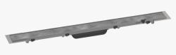 Решетка Hansgrohe RainDrain Rock 70, для душевого трапа 80х5,8 см, цвет нержавеющая сталь, для душа в пол, нержавеющая сталь, прямоугольная, для облицовки плиткой