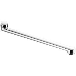 Излив Lemark для смесителя, нержавеющая сталь, цвет: хром, плоский, длина 500 мм, к смесителю, поворотный, для смесителя/ванны/ванной/душевой, универсальный