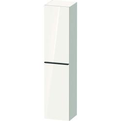 Пенал Duravit D-Neo, 40x36x176 см, подвесной, (правый), с распашной дверцей/одностворчатый, с 5 стеклянными полками, цвет: белый глянец, в ванную комнату