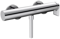 Смеситель для душа Hansgrohe Vivenis, однорычажный, керамический, настенный, внешнего/наружнего монтажа, без излива, без шланга/лейки, латунь, цвет хром, на 2 отверстия