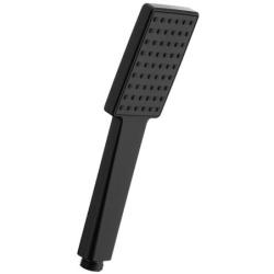 Лейка душевая KFA Armatura LOGON, ручная, прямоугольная, с 1- режимом, черный/пластик, ручная лейка, для душа/ванной, ручной душ