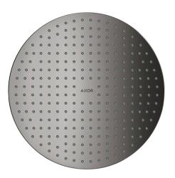 Верхний душ AXOR ShowerSolutions 300 1jet, потолочный/скрытый монтаж, круглый, с 1 режимом, размер 30 см, металлический, цвет: полированный черный хром, для душа/ванной