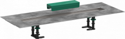 Монтажный набор Hansgrohe RainDrain 70, универсальный, для внешней части слива для душа, 70х11,3 см, прямоугольный, нержавеющая сталь, для внешних частей RainDrain Rock и RainDrain Match