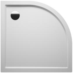 Душевой поддон Riho Zurich, 100х100 см, четверть круга, пристенный, акриловый, низкий, цвет: белый, с антискользящим покрытием, с бортиком