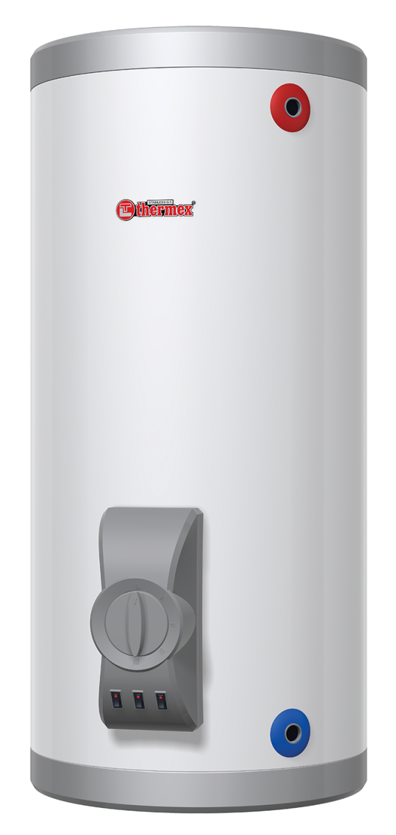 Водонагреватель 200 л Thermex IRP 200 F электрический, напольный, вертикальный, накопительный тип, 6 квт, 1216х672х560 мм, 230/400 в, (цвет белый, круглый), с боковой подводкой