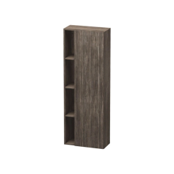 Пенал Duravit DuraStyle, 50x36x140 см, подвесной, (правый), с дверцей, с закрытыми/открытыми полками, цвет: сосна терра, в ванную комнату